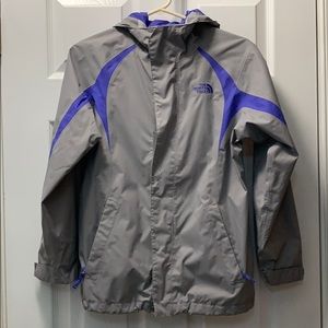 Girls Northface rain jacket